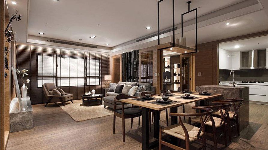 北京裝修案例139方現(xiàn)代簡(jiǎn)約三居